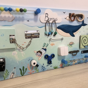 Tenger mélyén Matatófal - baba - mama - baba játékok - matatófal - Meska.hu