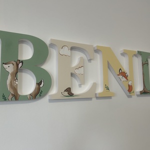 Bendegúz Név - baba - mama - babaszoba dekoráció - babanév dekoráció - Meska.hu