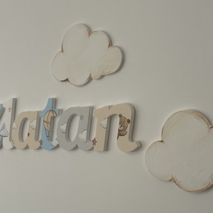 Írott Baba Név Dekor - baba - mama - babaszoba dekoráció - babanév dekoráció - Meska.hu