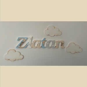 Írott Baba Név Dekor - Meska.hu