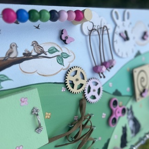 Egyedi Matatófal  - baba - mama - baba játékok - matatófal - Meska.hu