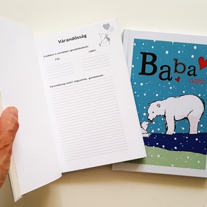 AKCIÓ - Jegesmacis babanapló  - otthon & életmód - papír, írószer - jegyzetfüzet & napló - Meska.hu