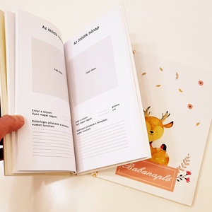 Iker babáknak őzikés babanapló - otthon & életmód - papír, írószer - jegyzetfüzet & napló - Meska.hu