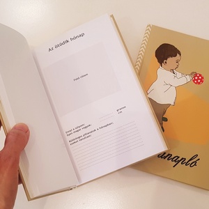Kisfiús babanapló - otthon & életmód - papír, írószer - babanapló - Meska.hu