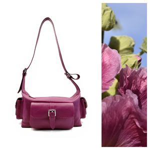 Mona - Mályvaszín crossbody, Táska & Tok, Kézitáska & válltáska, Vállon átvethető táska, , MESKA