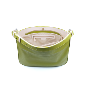 Hobo 1.0 - Olívazöld bőrtáska  - táska & tok - kézitáska & válltáska - válltáska - Meska.hu