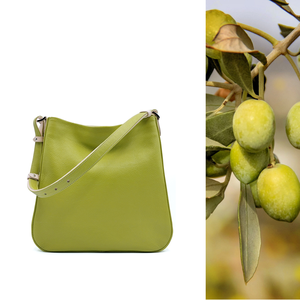 Hobo 3.0.- Olívazöld bőrtáska, Táska & Tok, Kézitáska & válltáska, Válltáska, Bőrművesség, MESKA