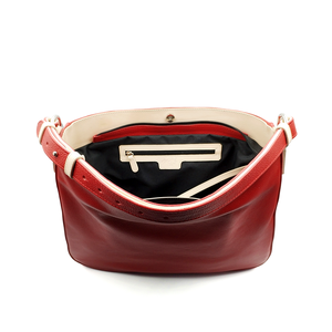 Hobo 1.0 - Piros bőrtáska  - táska & tok - kézitáska & válltáska - válltáska - Meska.hu