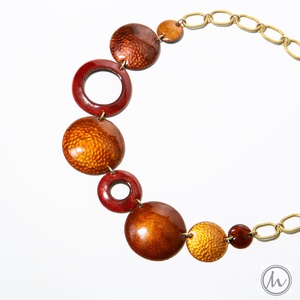 Maraschino - tűzzománc nyakék - Meska.hu