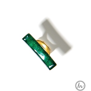Verde - hosszúkás smaragdzöld tűzzománc gyűrű LE, Ékszer, Gyűrű, Statement gyűrű, Tűzzománc, Ötvös, MESKA