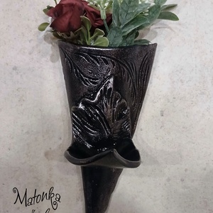 Urnafal disz- virágtartóval és mécsestartóval egyben - Meska.hu