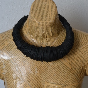 Rustic-extra-nyakék valódi bőrből - ékszer - nyaklánc - medálos nyaklánc - Meska.hu