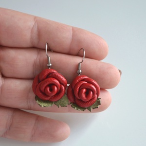  Rózsák- fülbevaló - ékszer - fülbevaló - pötty fülbevaló - Meska.hu
