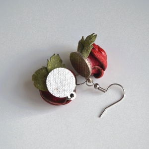  Rózsák- fülbevaló - ékszer - fülbevaló - pötty fülbevaló - Meska.hu