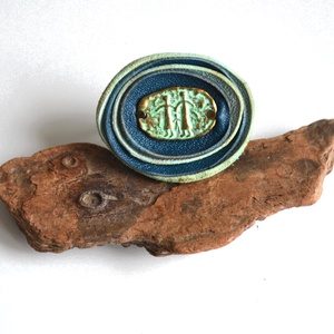 Család-extra gyűrű valódi bőrrel, Ékszer, Gyűrű, Statement gyűrű, Bőrművesség, Ékszerkészítés, MESKA