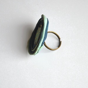 Család-extra gyűrű valódi bőrrel - ékszer - gyűrű - statement gyűrű - Meska.hu