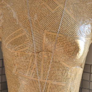 Borsó-extra hosszú nyaklánc valódi bőrrel - ékszer - nyaklánc - hosszú nyaklánc - Meska.hu