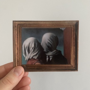 Magritte matricacsomag/ Szürrealista festmények matricacsomag/ Ez nem egy pipa matrica - otthon & életmód - papír, írószer - matrica, matrica csomag - Meska.hu