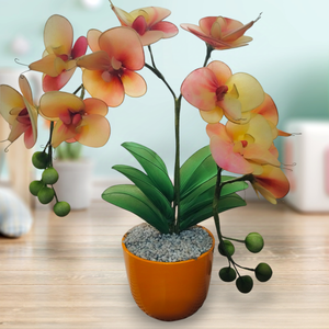 Orchidea harisnyavirág  - otthon & életmód - dekoráció - virágdísz és tartó - csokor & virágdísz - Meska.hu