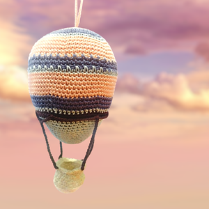 Hőlégballon dekoráció , Otthon & Életmód, Babaszoba, gyerekszoba, Babaszoba dekoráció, Horgolás, MESKA
