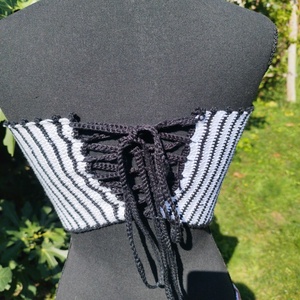 Horgolt crop top - ruha & divat - női ruha - top - Meska.hu
