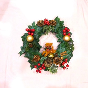 Őzikés adventi ajtódísz - Meska.hu