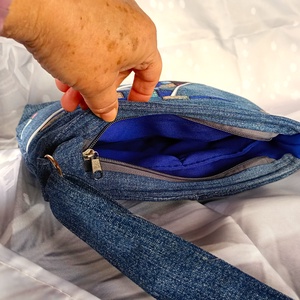 Cipzáros farmer válltáska - táska & tok - kézitáska & válltáska - kézitáska - Meska.hu