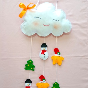 gyerekszoba karácsonyi függődísz - Meska.hu