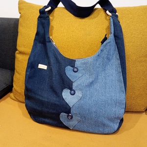 Nagy méretű farmer válltáska, Táska & Tok, Kézitáska & válltáska, Nagy pakolós táska, , MESKA