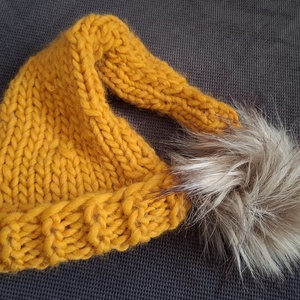 Kötött babasapka újszülöttfotózáshoz - baba - mama - babafotózás - újszülött sapka fotózásra - Meska.hu