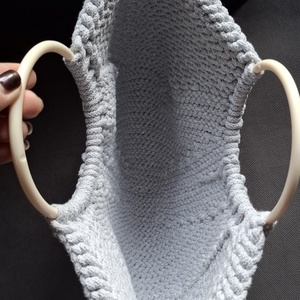 Horgolt kosártáska - táska & tok - kosár - Meska.hu