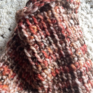 Kötött csősál - ruha & divat - sál, sapka, kendő - sál - Meska.hu