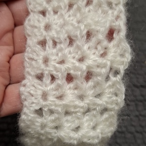 Horgolt csipke baba fejpánt - baba - mama - babafotózás - újszülött sapka fotózásra - Meska.hu