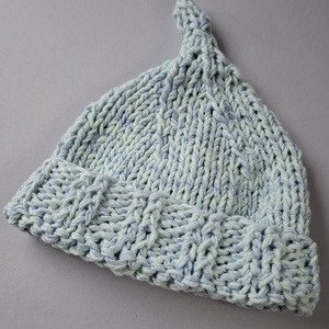 Kötött babasapka újszülöttfotózáshoz, Baba - mama, Babafotózás, Újszülött sapka fotózásra, Kötés, MESKA
