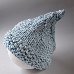 Kötött babasapka újszülöttfotózáshoz, Baba - mama, Babafotózás, Újszülött sapka fotózásra, Kötés, MESKA