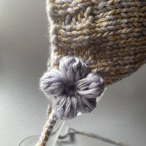 Kötött babasapka újszülöttfotózáshoz, Baba - mama, Babafotózás, Babafotózási kellékek, Kötés, MESKA