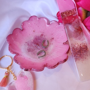 Virágba borult ragyogás Műgyanta ékszertartó tálka, Ékszer, Ékszertartó, Ékszertartó tál, Mindenmás, MESKA