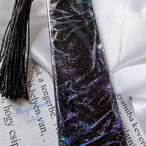 Bársony éj könyvjelző - könyv & zene - könyvjelző - Meska.hu