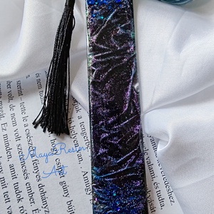 Bársony éj könyvjelző - könyv & zene - könyvjelző - Meska.hu