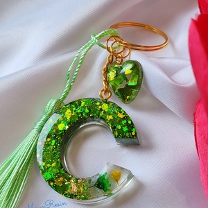 Monogram kulcstartó szett - táska & tok - kulcstartó & táskadísz - kulcstartó - Meska.hu