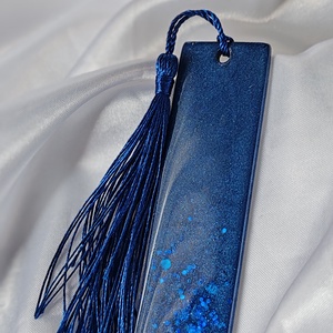 Kézműves műgyanta könyvjelző bojttal - könyv & zene - könyvjelző - Meska.hu