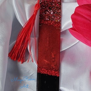 Prémium műgyanta könyvjelző - könyv & zene - könyvjelző - Meska.hu