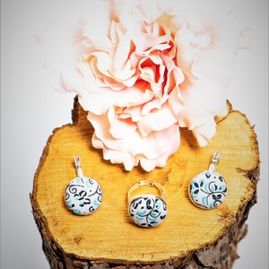 AKCIÓ!!! MAY'R textil ékszer szett - Meska.hu