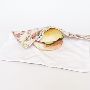 MAY'R Textil újraszalvéta, rózsás - Meska.hu