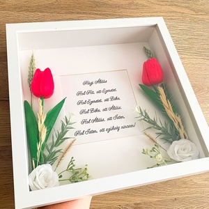 Tulipános házi áldás - otthon & életmód - dekoráció - fali és függő dekoráció - falra akasztható dekor - Meska.hu