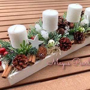 Adventi asztaldísz - Meska.hu Adventi asztaldísz - Meska.hu