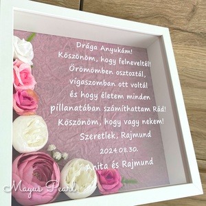 Szülőköszöntő ajándék mely minden alkalomra tökéletes ajándék (sarokvirágos) - esküvő - emlék & ajándék - szülőköszöntő ajándék - Meska.hu
