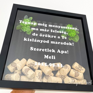 Parafadugós apukás szülőköszöntő, Esküvő, Emlék & Ajándék, Szülőköszöntő ajándék, , MESKA