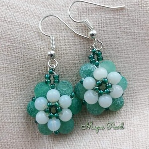 Gyöngyvirág fülbevaló - ékszer - fülbevaló - lógó fülbevaló - Meska.hu