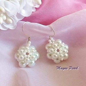 Gyöngyvirág fülbevaló - ékszer - fülbevaló - lógó fülbevaló - Meska.hu